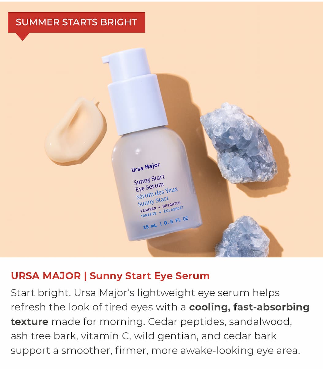 URSA MAJOR | Sunny Start Eye Serum