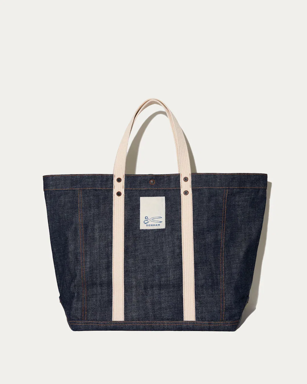 Image of D06 DENIM TOTE UNWASH
