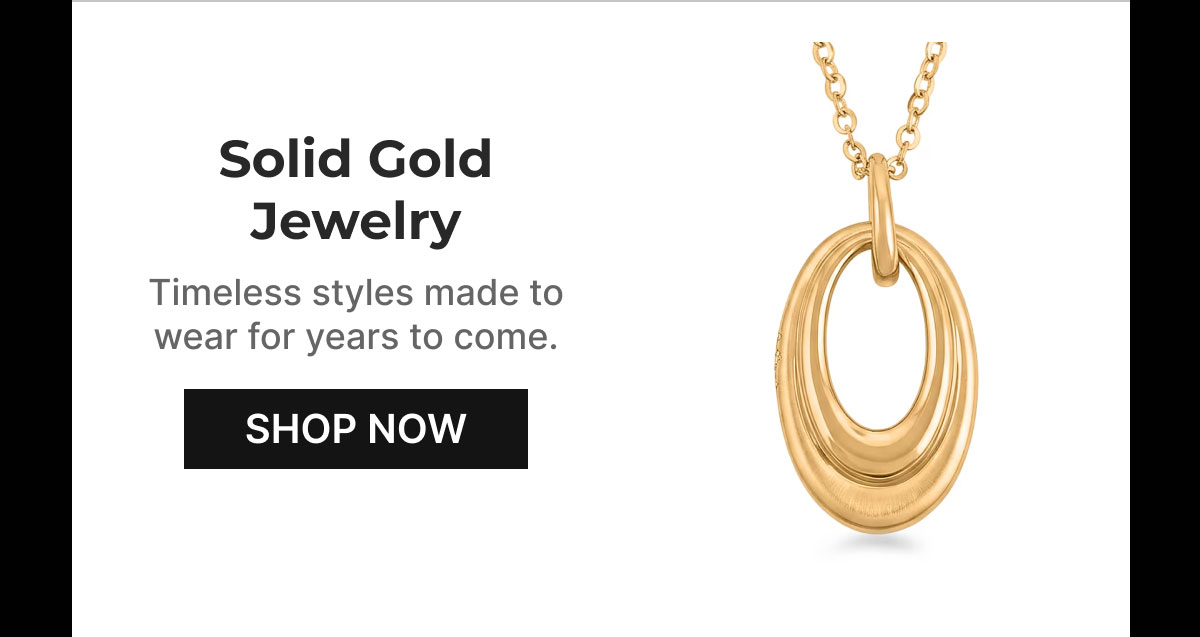 Solid Gold Jewelry