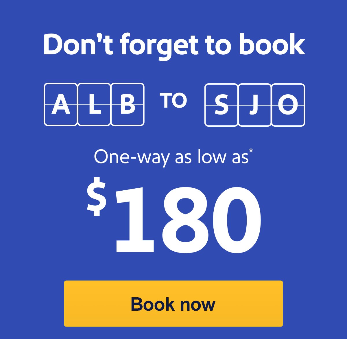 Don't forget to book your trip.
