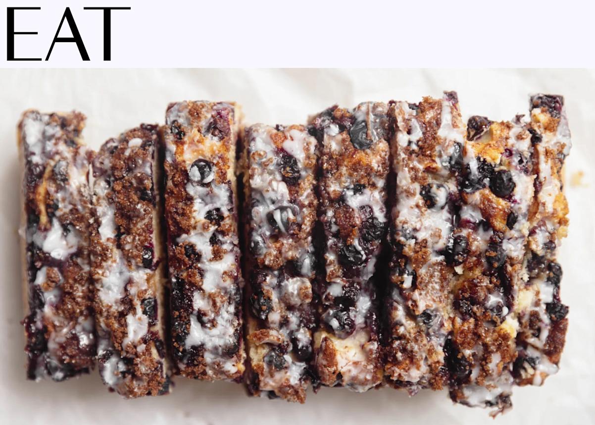 Broma Bakery's Blueberry Fritter Bread