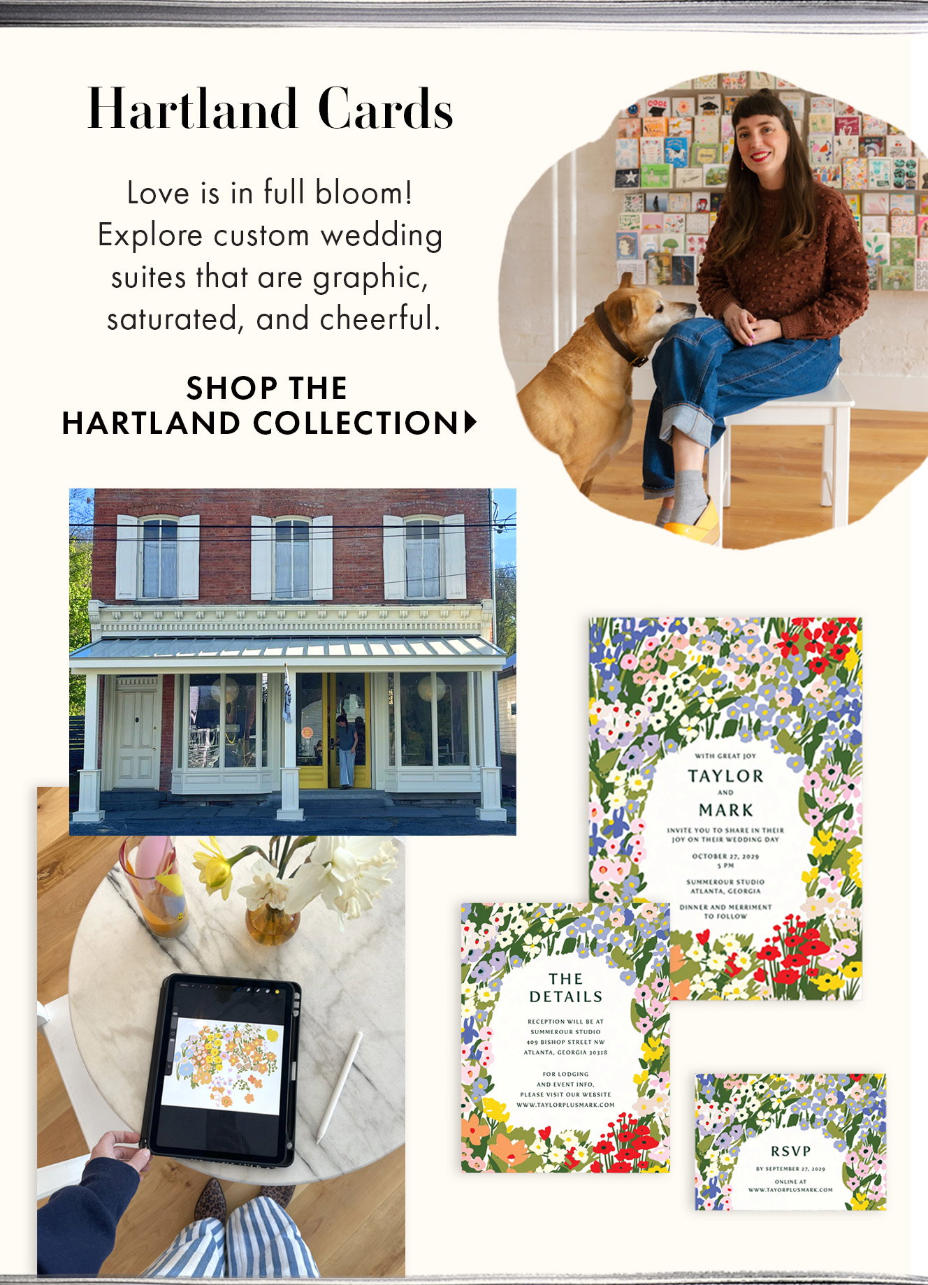 Ink on Paper Source Hartland Cards