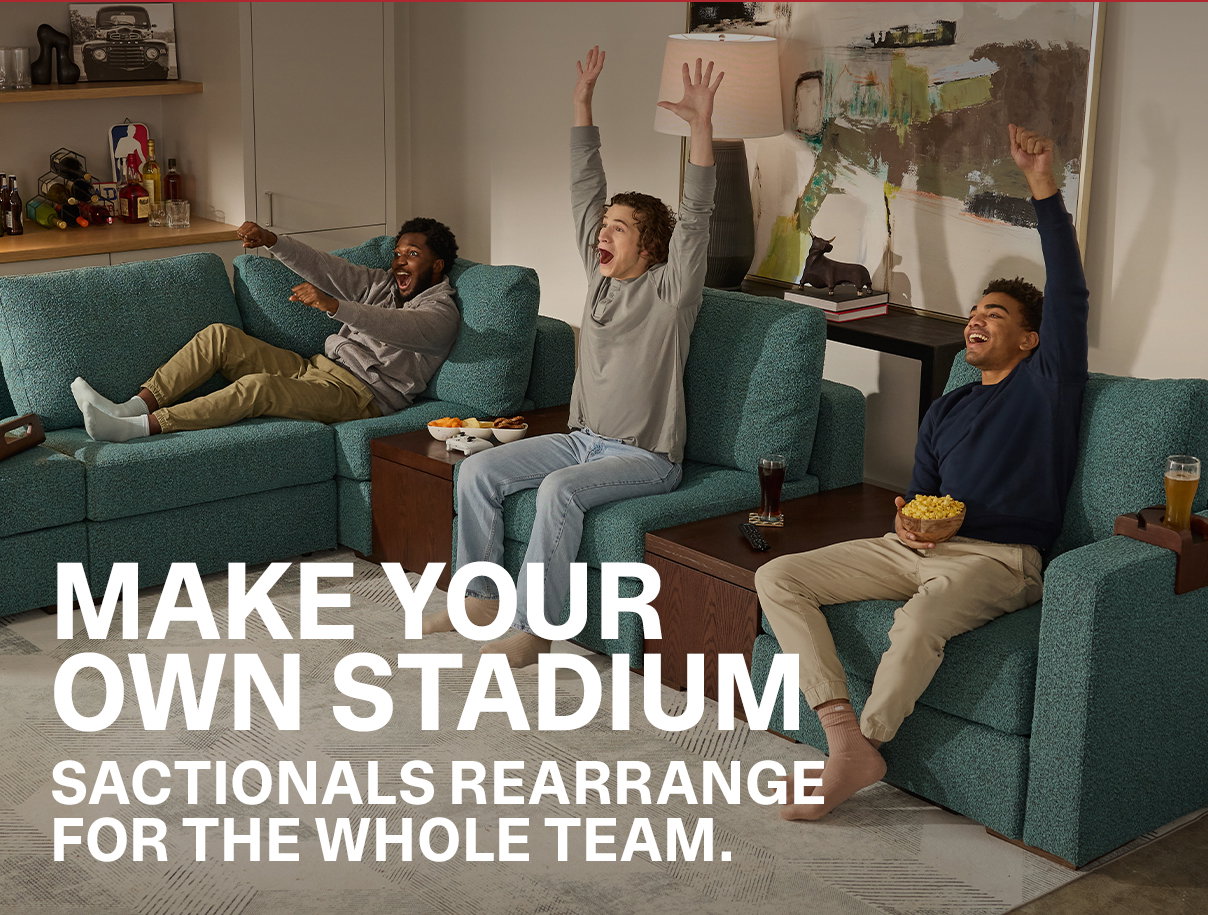 Make Your Own Stadium | Sactionals Rearrange For The Whole Team