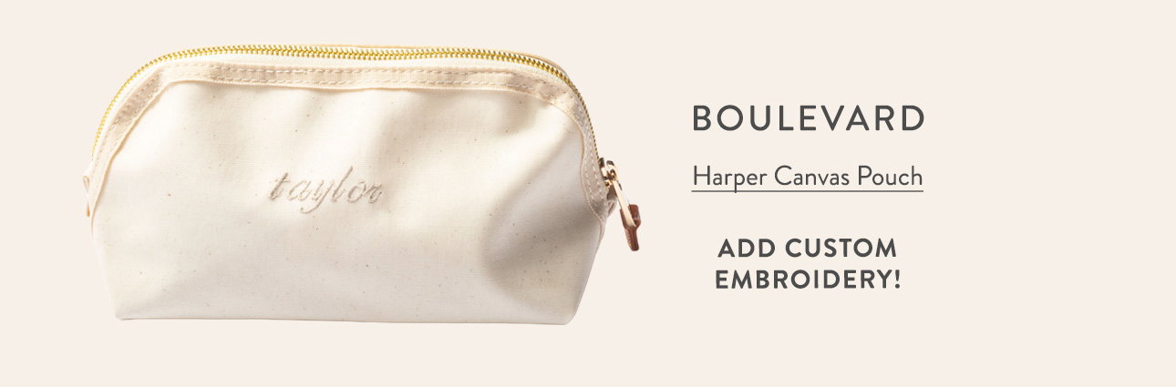 Harper Canvas Pouch 