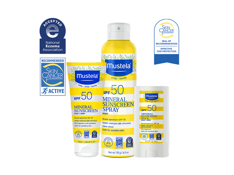 SPF 50 mineral sunscreen set
