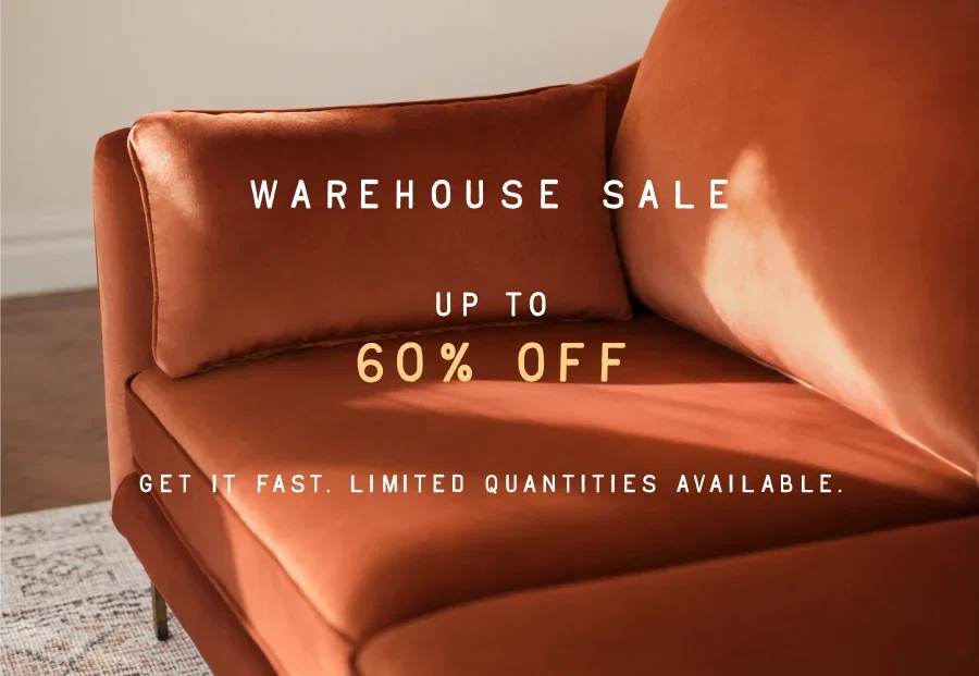 Up to 60% off Warehouse Sale