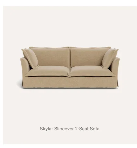 Skylar Slipcover 2-Seat Sofa