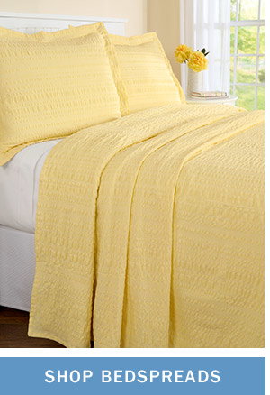 Shop Bedspreads. Solid Seersucker Bedspread or Pillow Sham