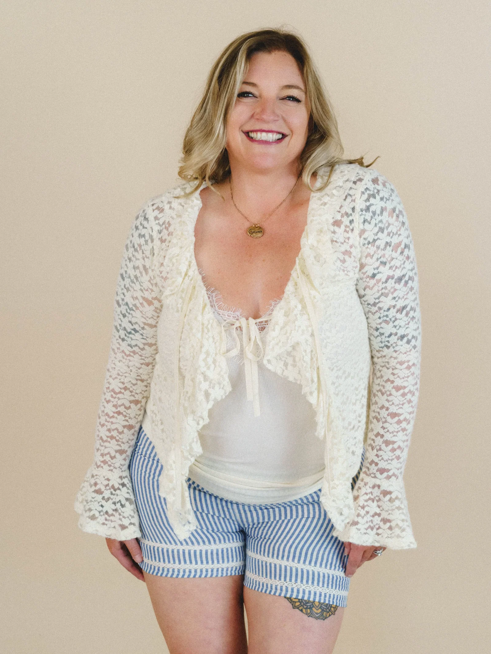 Image of Love Poems Top - Cream