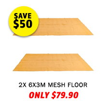 2 x Mesh Flooring 6m x 3m