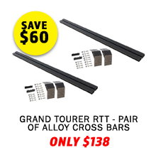 Grand Tourer RTT - Pair of Alloy Cross Bars