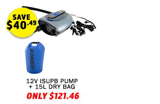 Plus 12V iSUP Pump + 15L Waterproof Dry Bag