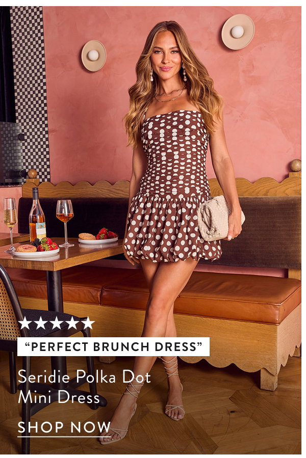 Seridie Polka Dot Mini Dress