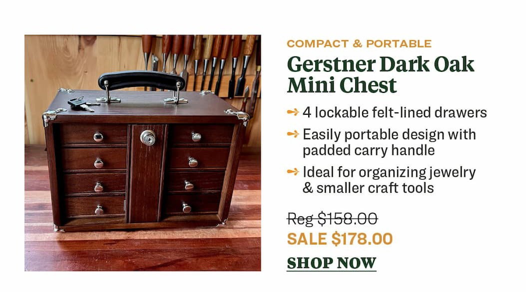 Gerstner International Dark Oak Mini Chest