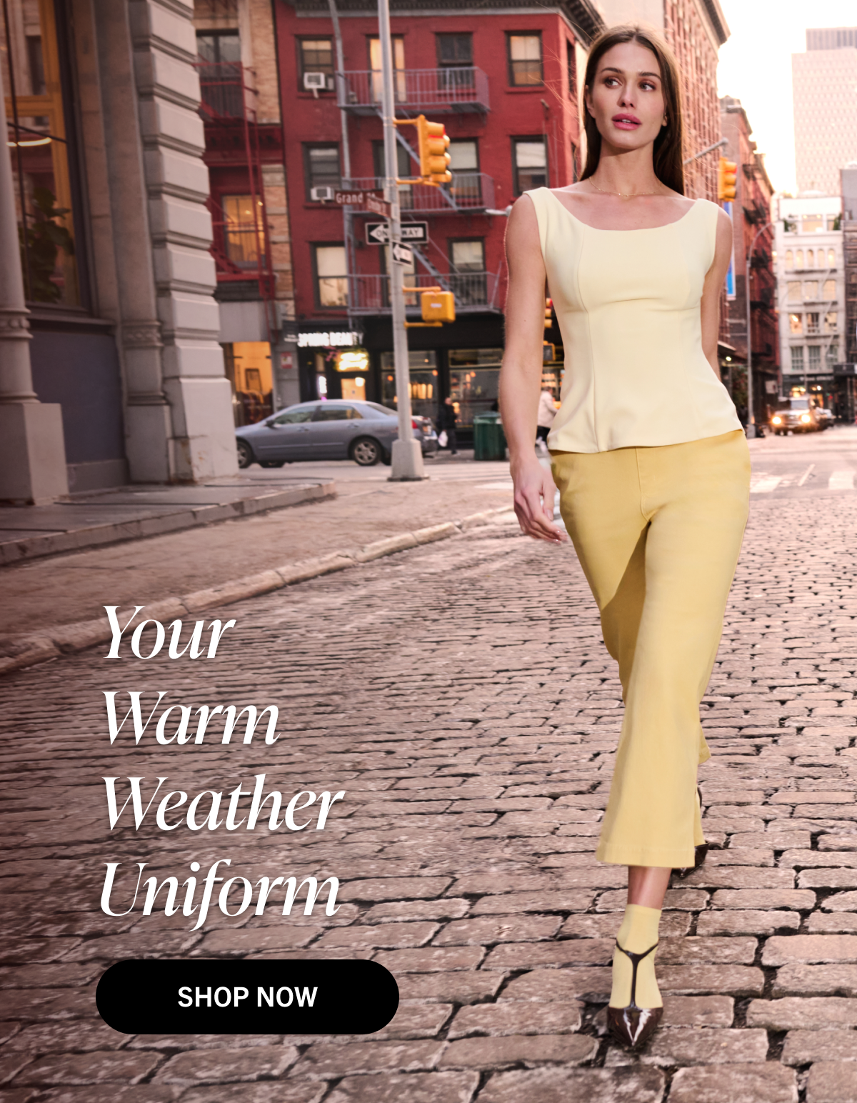 Your Warm Weather Uniform - Shop Now