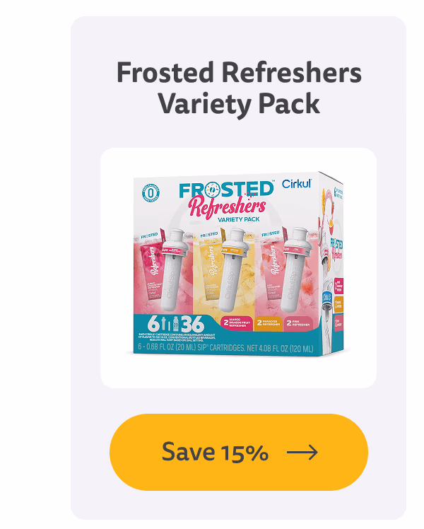 Save 15% - Frosted Refreshers Variety Pack
