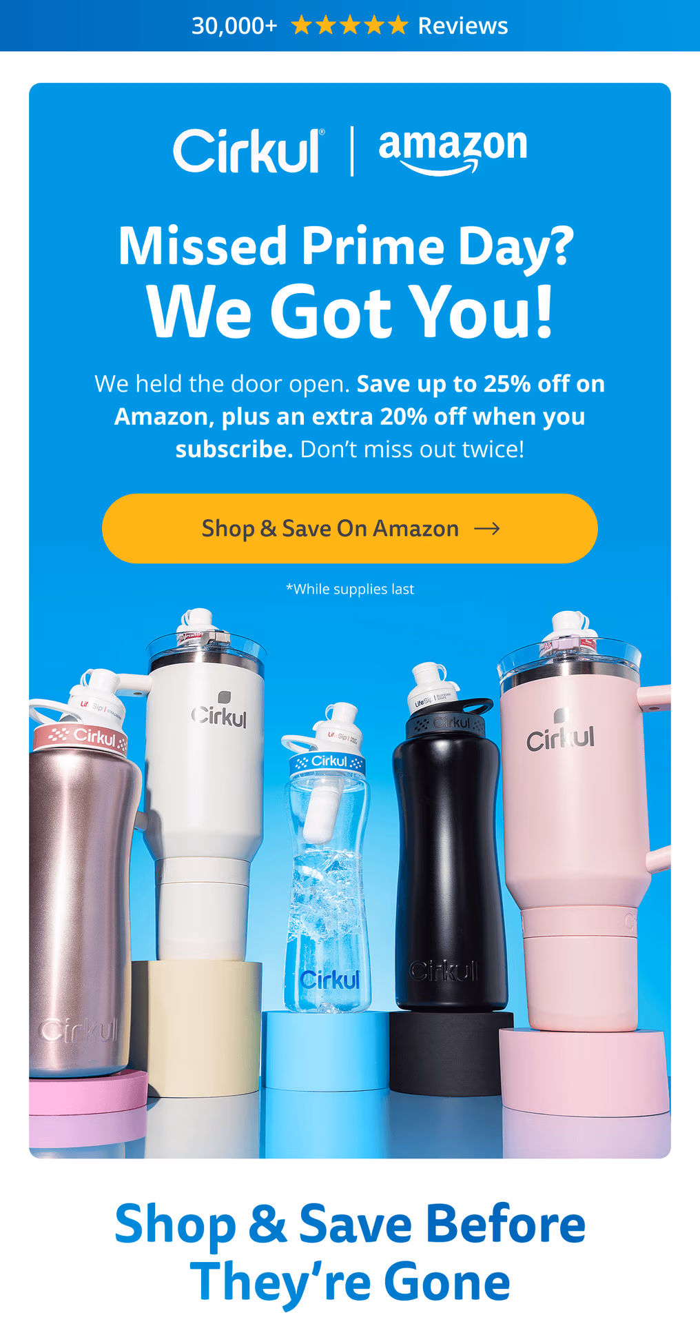 Shop & Save On Amazon - Cirkul