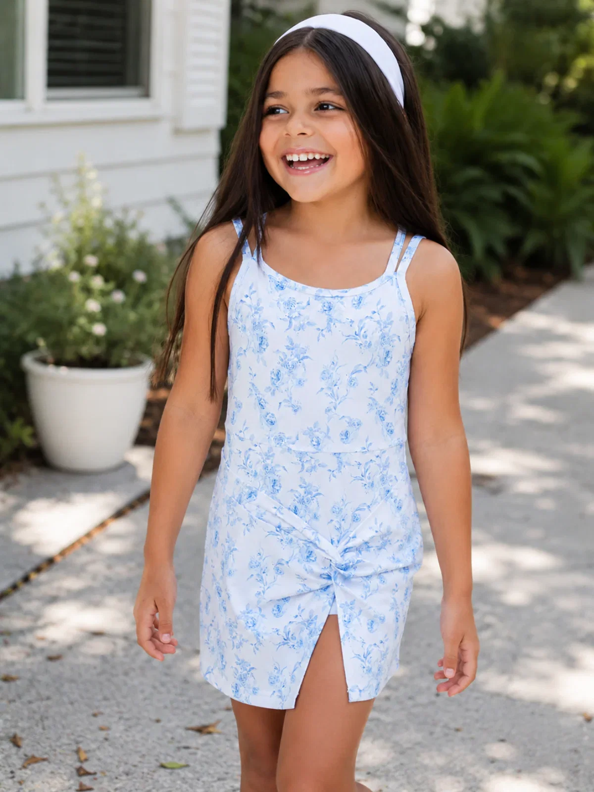 Image of Blue Beauty Floral Dress