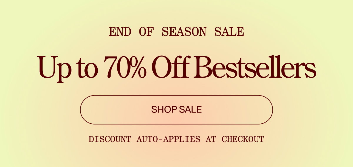 Up to 70% off bestsellers