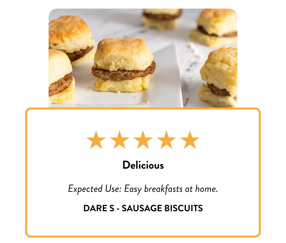 Delicious  Expected Use: Easy breakfasts at home.