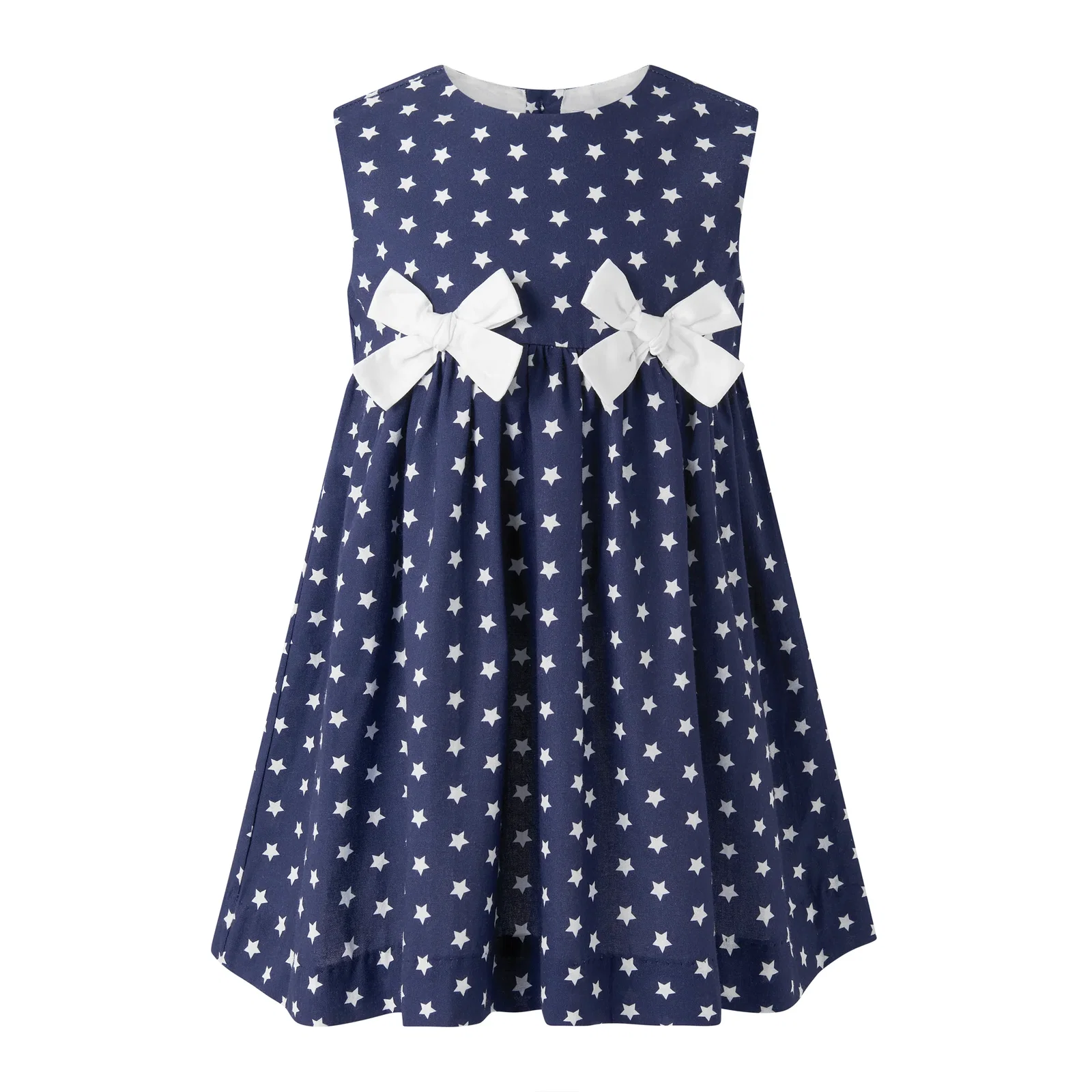Star Print Bow Dress