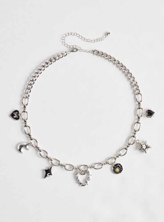 Link Icons Charm Necklace