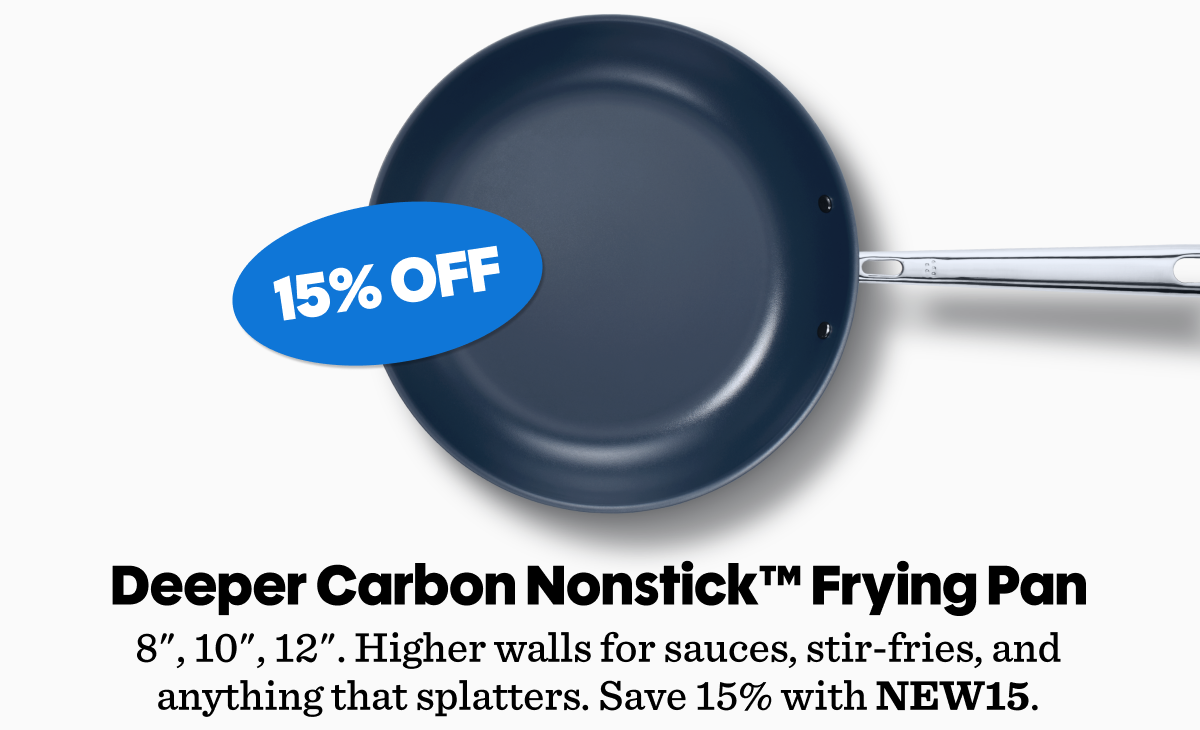 Deeper Carbon Nonstick™ Frying Pan