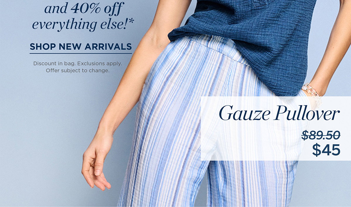 40% off everything else | Shop New Arrivals