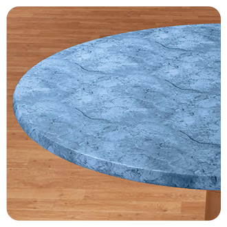 344623 Marbled Vinyl Elasticized Table Cover