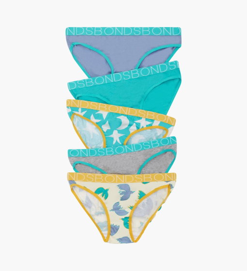 Girls bikini briefs 5 pack