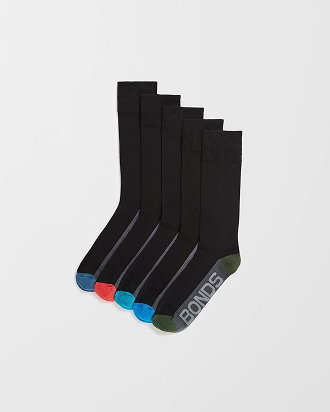 Men’s crew bamboo business socks 5 pack