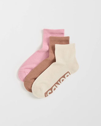 Quarter crew socks 3 pack