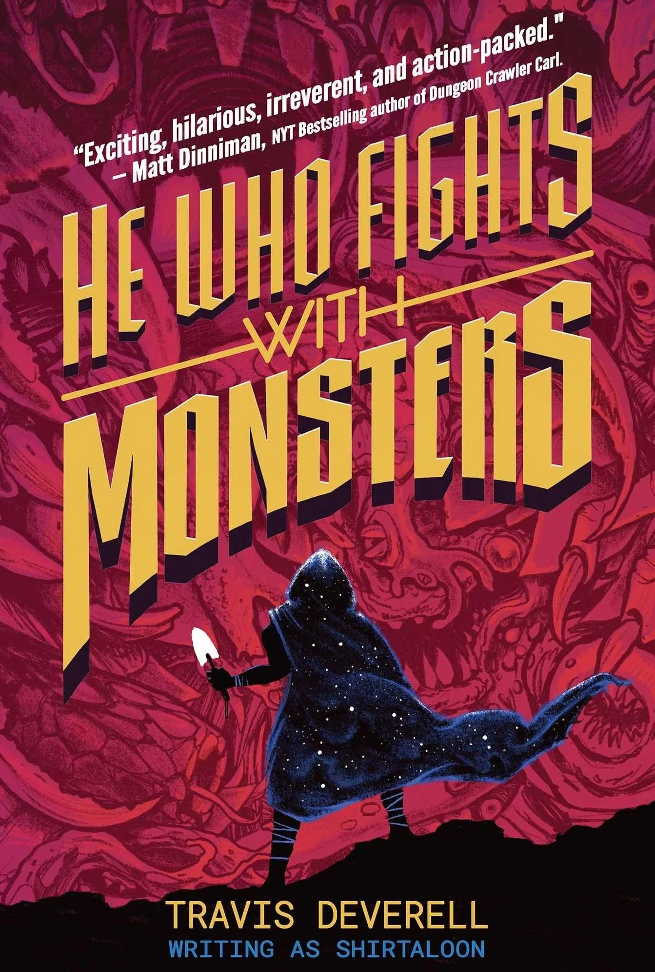 Travis Deverell signs and discusses HE WHO FIGHTS WITH MONSTERS with Jez Cajiao