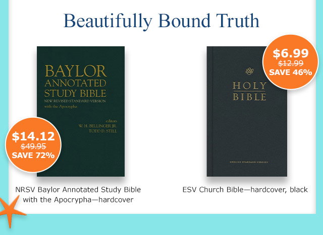 Shop Bibles! ESV, NIV, and more!