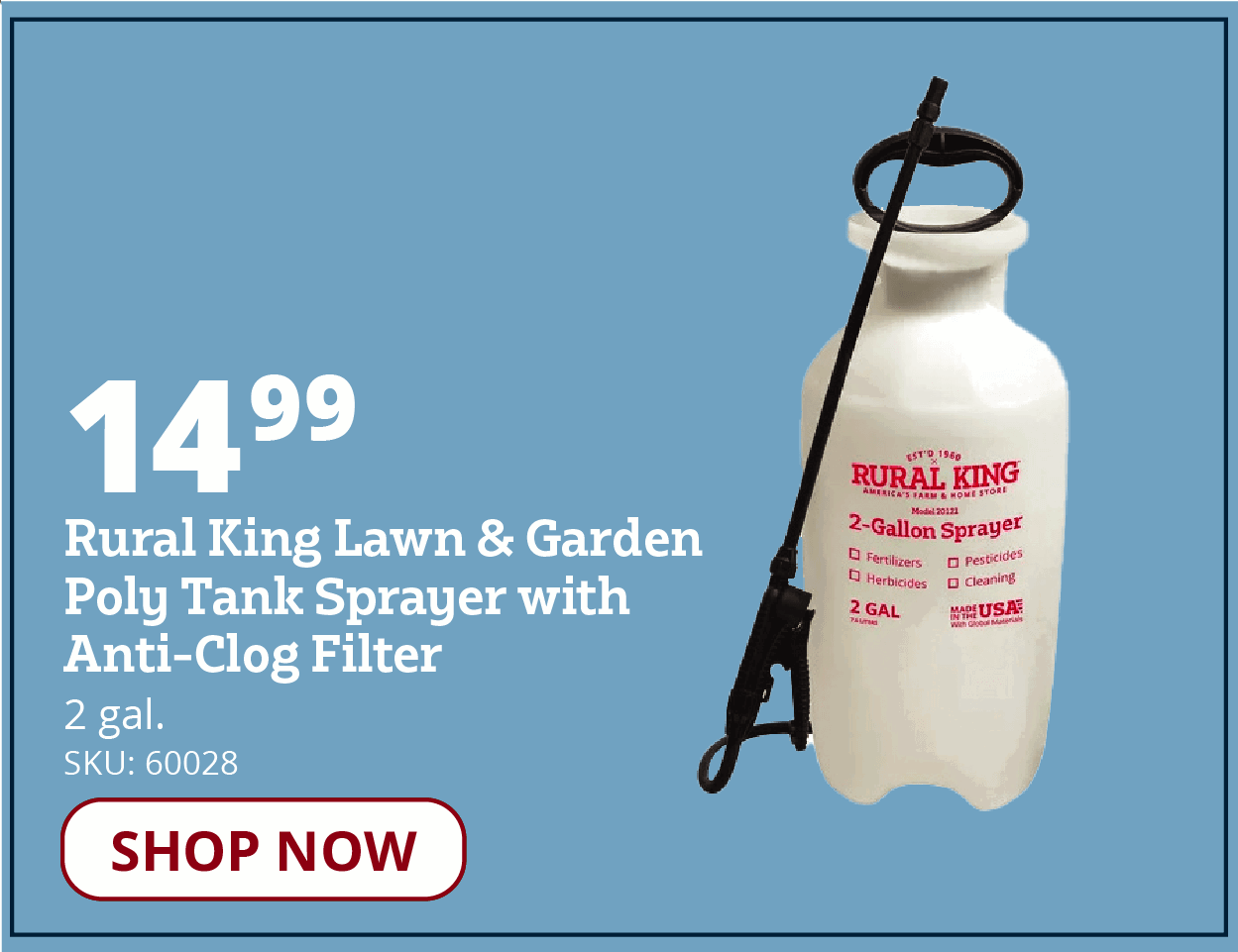 RK L&G Tank Sprayer