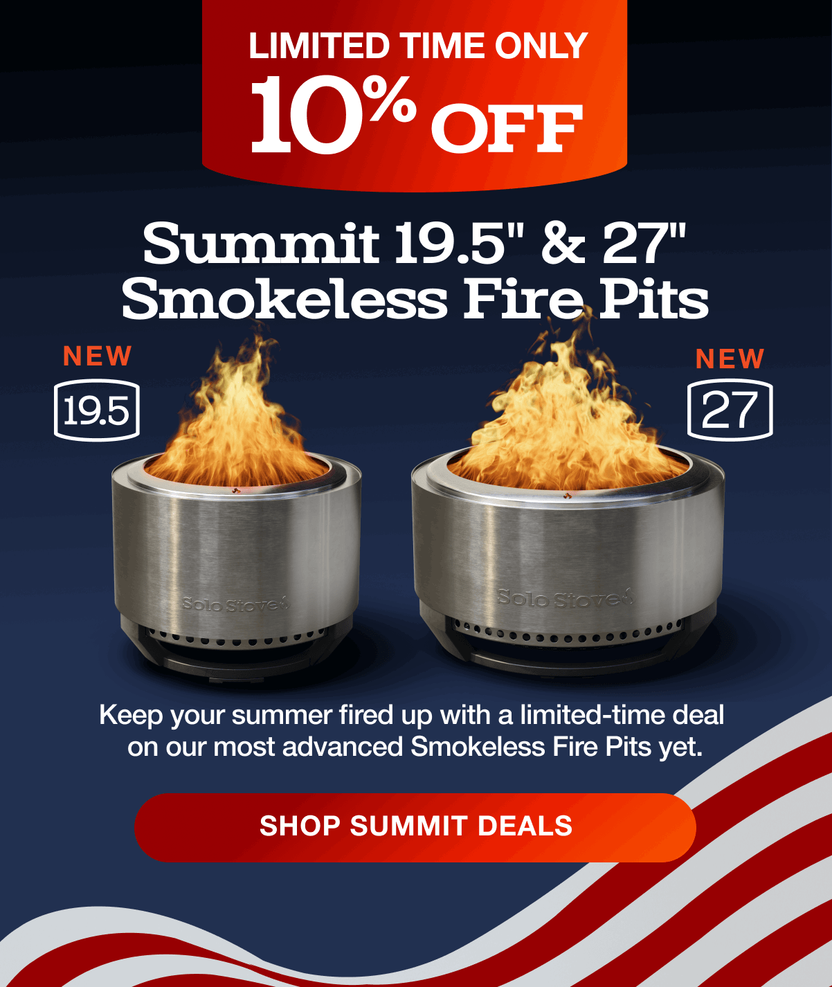 Summit Smokeless Fire Pit Series