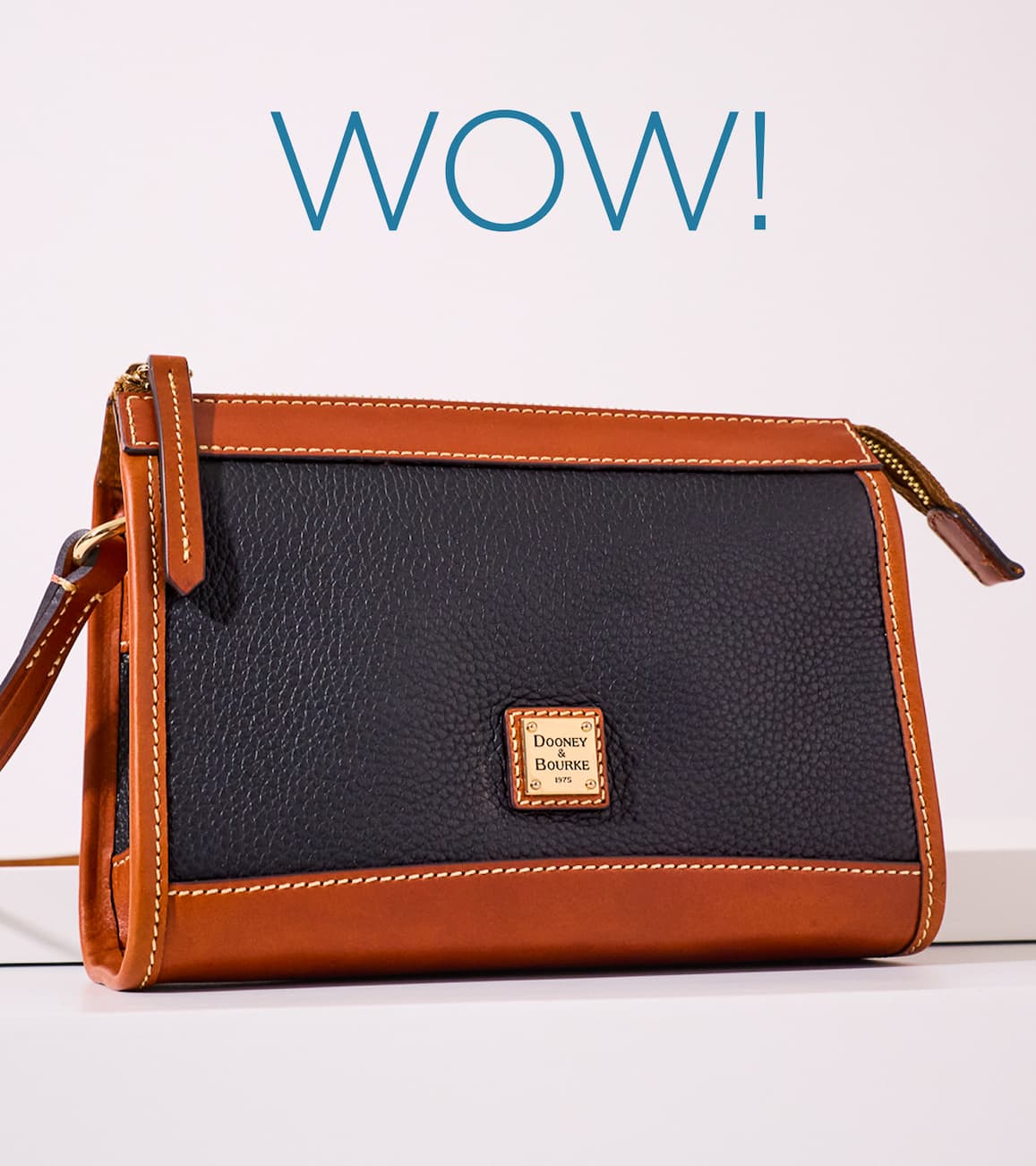 The Pebble Grain Leather Zip Crossbody