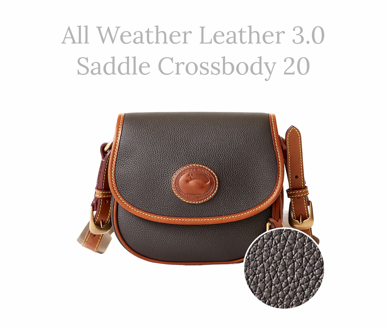 All Weather Leather 3.0 Saddle Crossbody 20