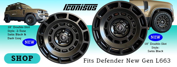 Iconisus Wheels for Land Rovers at Atlantic British Ltd.!