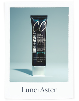 lune and aster. the image is of the cc cream