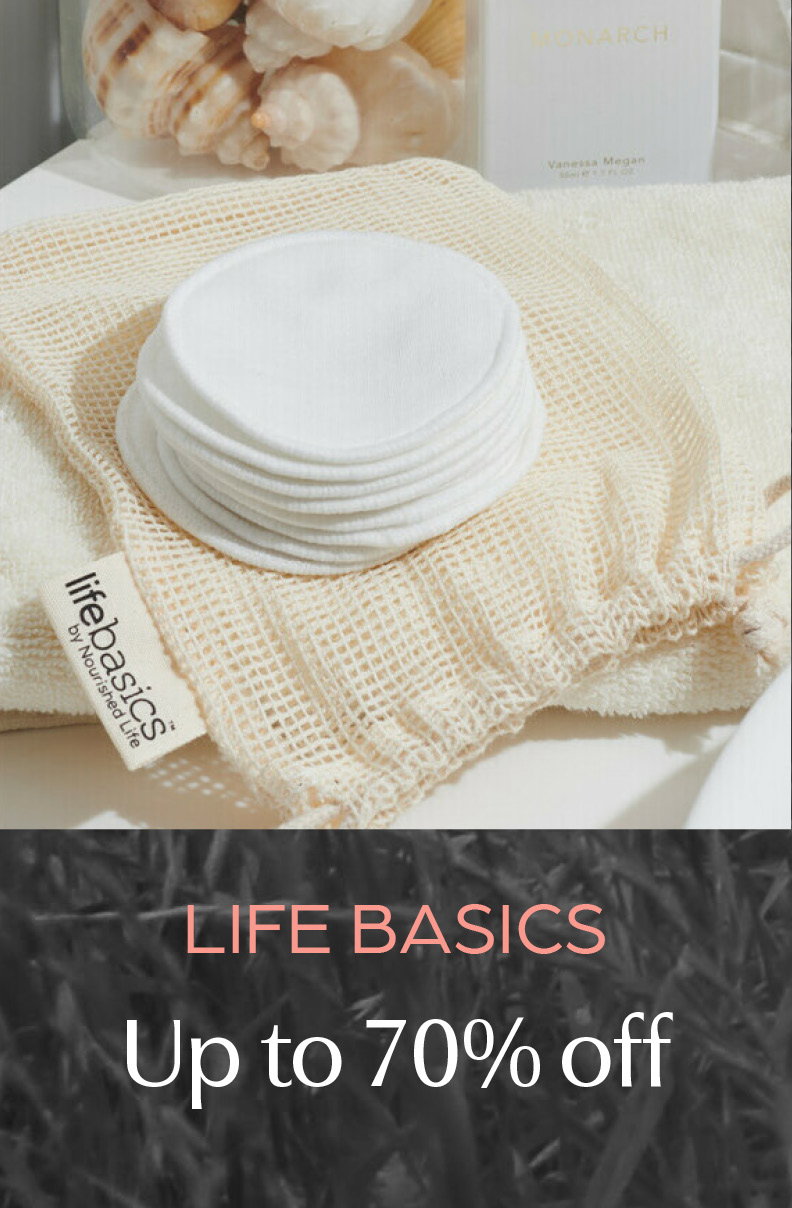 Save up to 70% off Life Basics