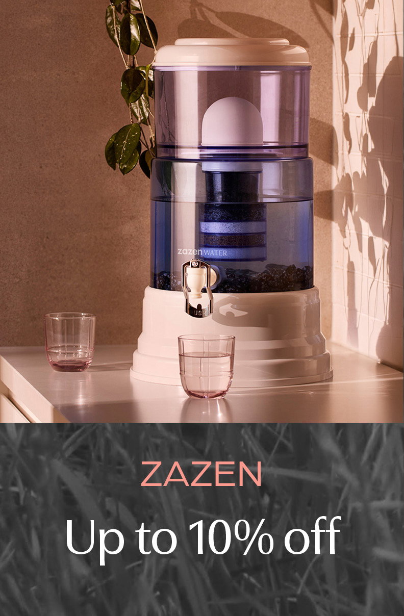 Save up to 10% off zazen Water
