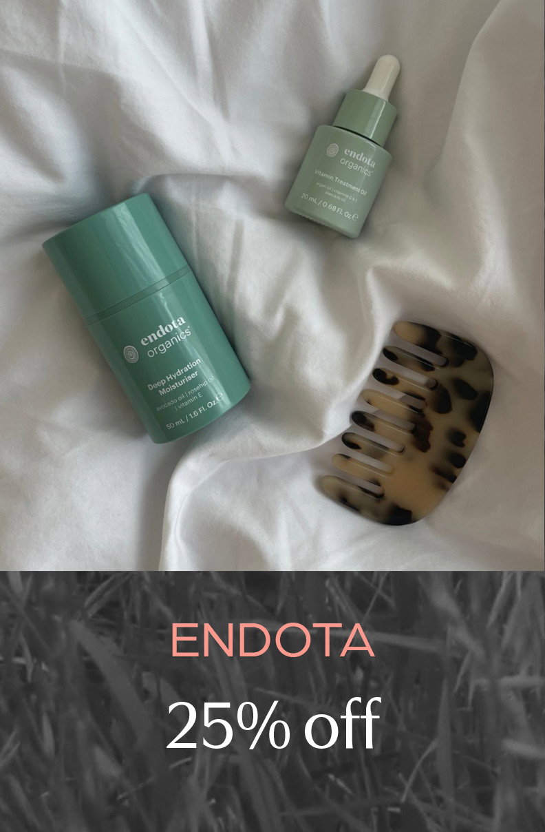 Save 25% off endota