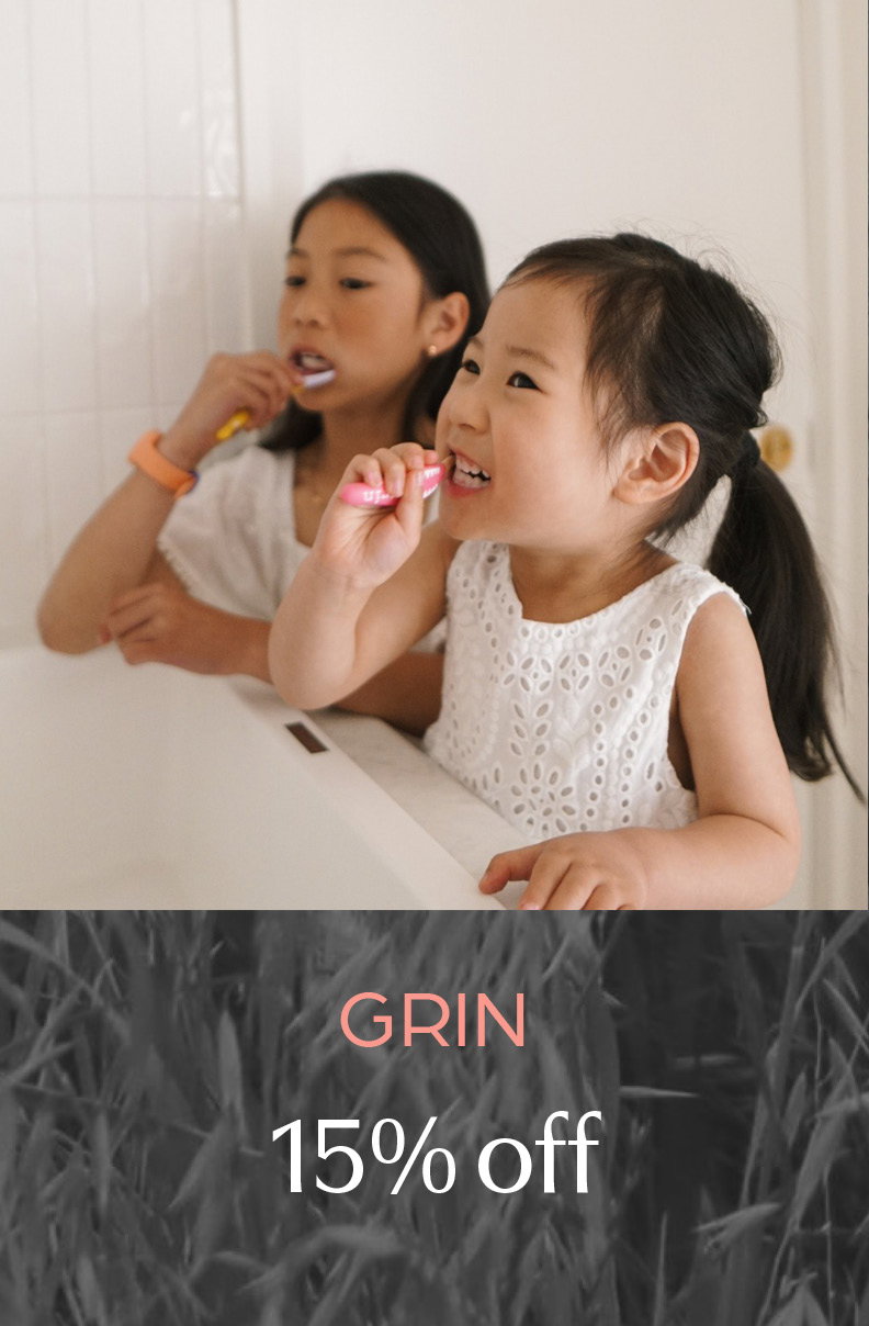 Save 15% off Grin