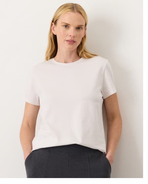 Organic Luxe Essential Crewneck Tee