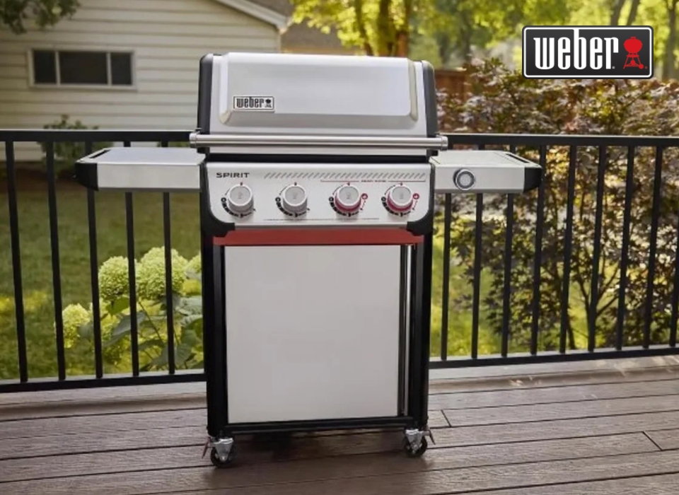 Up to $100 Off select  Weber Spirit Grills  Free Delivery & Assembly 