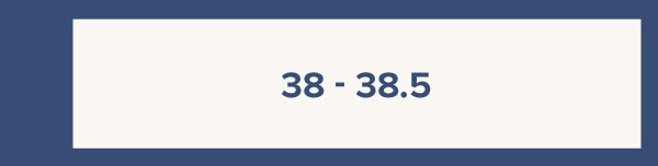 38 - 38.5