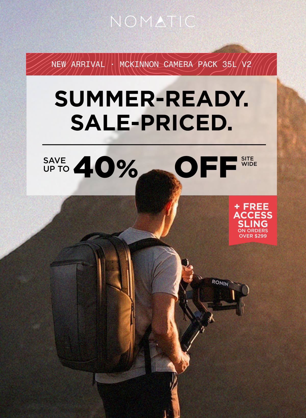 NEW ARRIVAL MCKINNON CAMERA PACK 35L V2    SUMMER-READY. SALE-PRICED  SAVE UP TO 40% OFF SITEWIDE