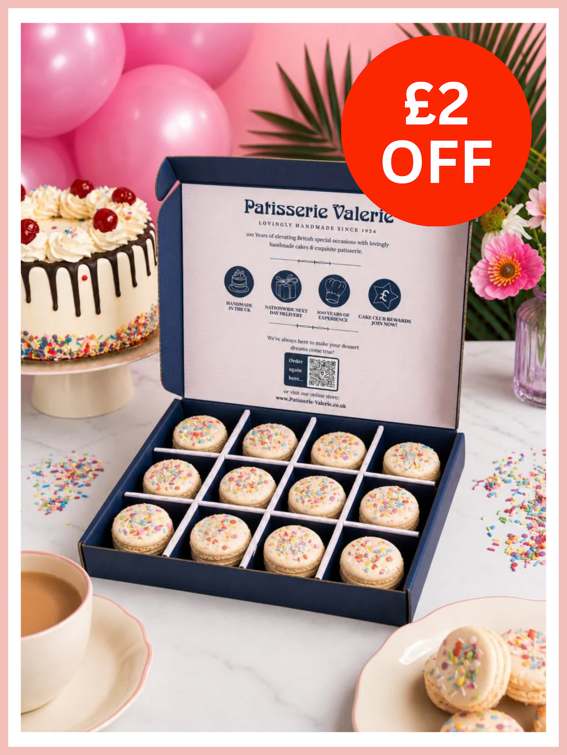  Confetti Celebration Macarons