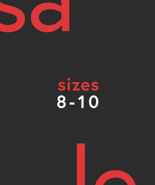 SIZE 8 - 10